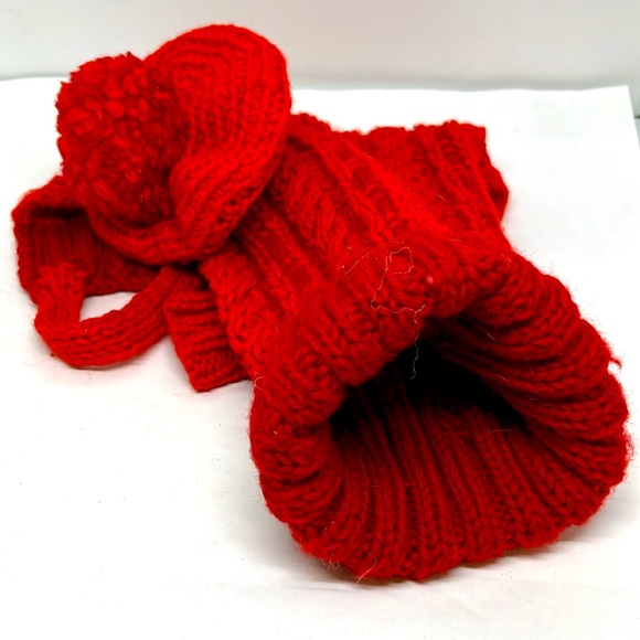 Vintage Knit Dog Sweater and Hat - Picture 5 of 5